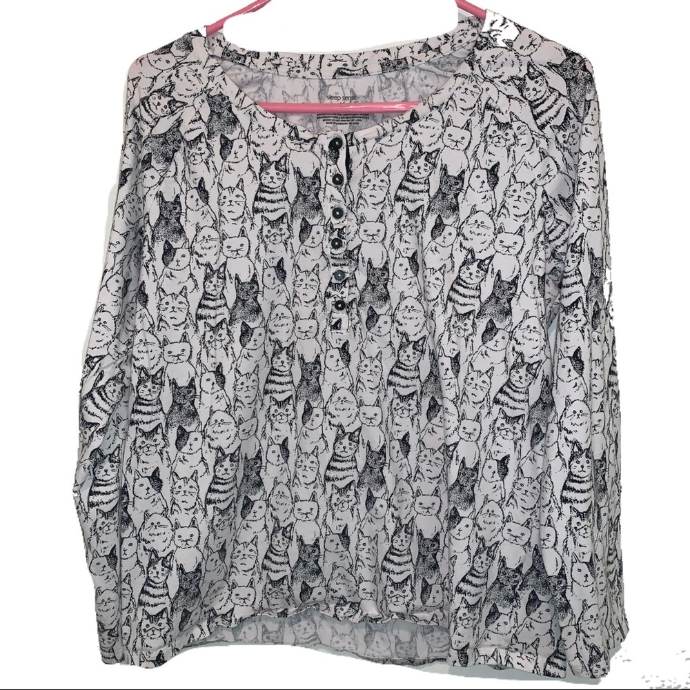 Sleep sense cat long sleeve M